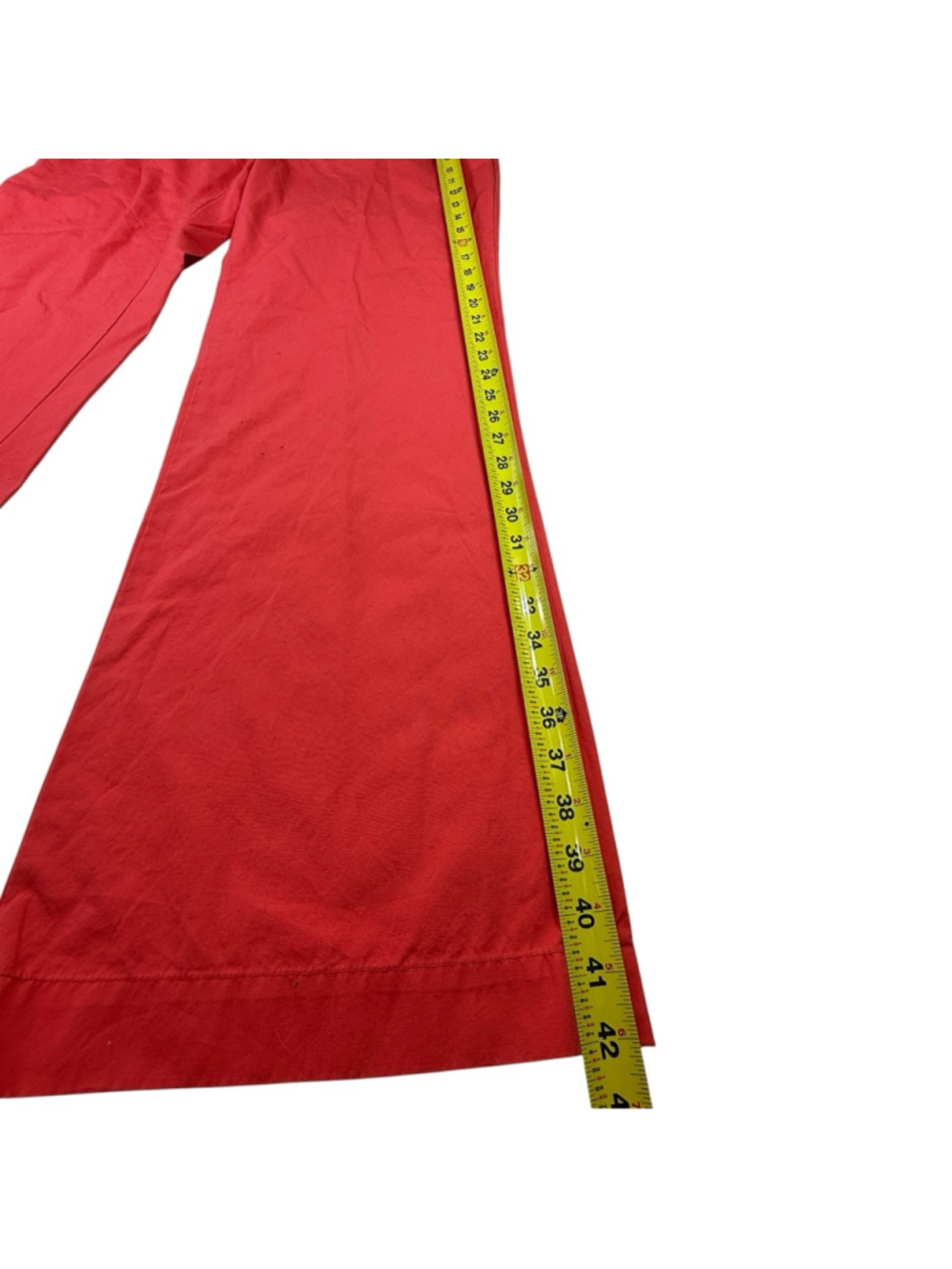 Lilly Pulitzer Red Wide Leg Sailor Pants Women’s Size 12 Nautical Button Detail - Picture 7 of 9